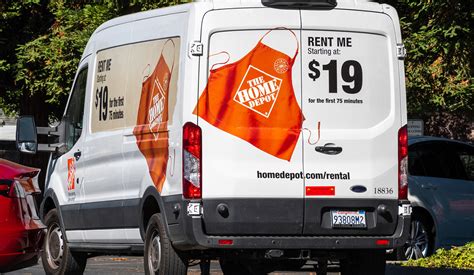 home depot cargo van rental